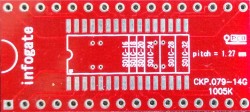 Infogate - SOIC-32/28/24/20/18/16 > DIP-32 çevirici soket