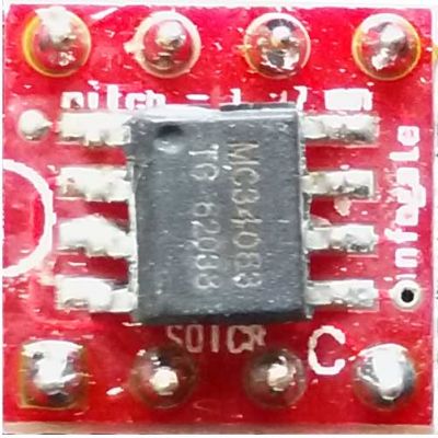 SOIC-8 > DIP-8 çevirici soket