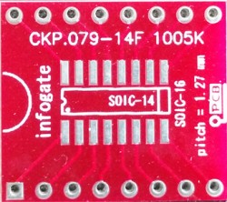 SOIC-8/14/16 > DIP-16 çevirici soket - Thumbnail