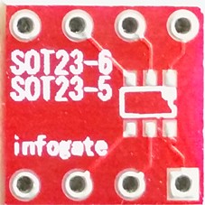 Infogate - SOT-23-5/6 ve SOT23-8 - DIP-8 çevirici soket