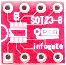 SOT-23-5/6 ve SOT23-8 - DIP-8 çevirici soket