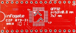 Infogate - TQFP-32 > DIP-32 çevirici soket