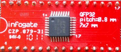 TQFP-32 > DIP-32 çevirici soket