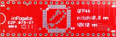 TQFP-44 > DIP-44 çevirici soket